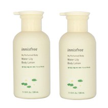 1+1/이니스프리 마이 퍼퓸드 바디 워터릴리 바디로션 330ml, 워터릴리 바디로션 1+1(2개)