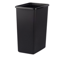 바이굿즈 종량제 분리수거 쓰레기통 75L, 블랙, 1개
