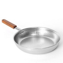 키친아트 멘토(mento) 인덕션 통 5중 엠보 스텐 우드(IH) 프라이팬 눌러붙지않는 엠보싱, 28cm