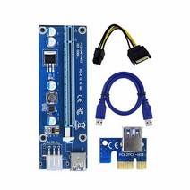 인사이드피씨 PCI-E 1x TO 16x VER 006C USB 3.0 PCIe 라이저카드, 1개, 선택하세요