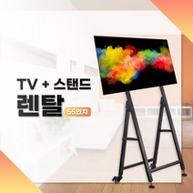예담 TV55+ 스탠드 3일렌탈 박람회 전시회 공연장 강의실등