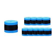 배드민턴 테니스 라켓 그립 테이프 10개 세트, 블루