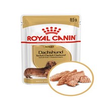 로얄캐닌 닥스훈트 어덜트 파우치 습식85g(1box-12개), 단품, 단품
