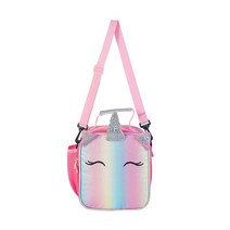 피크닉도시락 가방 런치박스 소풍 직장인 보냉 kawaii unicorn lunch bag kids girl cartoon insulated thermal food bag 피크닉, 분홍색