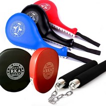 태권도 미트 수련용 발차기 패드 격투 킥복싱 펀치, 태권도미트 (블랙)