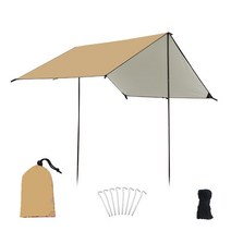 차량용타프 타프 흡착판 차박텐트 방수 그늘막 텐트 5x3m 4x3m 3x3m 초경량 정원 캐노피 야외 캠핑 관광 해변, [05] 3x5 메터, [13] no rod