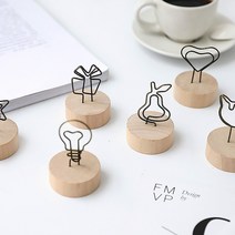 메모홀더 와블러 쇼카드 안내문거치대 베이커리네임택