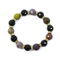토르마린 인도마노 천연원석 건강 론델팔찌 HSSB-190