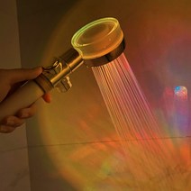 LED 샤워기 헤드 녹물 염소제거 필터 정수 수압상승, 1개