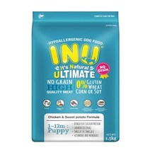 아이누 강아지 어덜트 사료 3종류 그레인 글루텐 프리 1.5kg, 치킨고구마