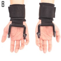 아령 바벨 피트니스 역도 후크 체육관 피트니스 역도 훈련 그립 스트랩 손목 지원 무게 파워 아령 후크 1, 02 Booster Hook