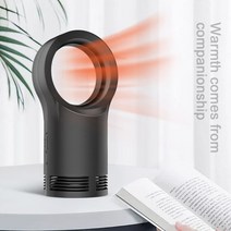 2022형 휴대용 미니 전기 히터 팬 사무실 가정용 히터 침실 욕실 가전 발난로, 400W, 유럽 연합, 검은색