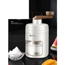 가정용 제빙기 얼음가는도구 수동 팥빙수기계 휴대용, 빙수기 2개의 냉동 얼음 틀 추가