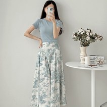 봄신상♡씨디나염스커트(3color)/허리뒷밴딩/면100%