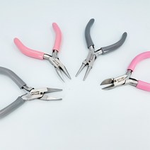 미유키 비즈공구 4종 평집게 둥근코평집게 구자말이집게 니퍼 DIY, 구자말이집게회색