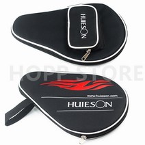 테니스 가방 라켓 가방 풀 케이스 커버 숄더 스트랩 huieson bag table tennis racket bag original huieson ping pong case, 1 개 블랙