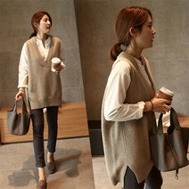 SAMARA 데일리 니트 베스트 캐주얼 조끼 FS1634