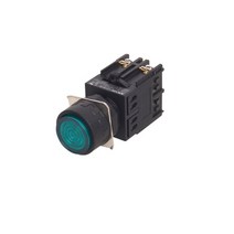 [카콘] K Series 22파이 조광 일반 원형 표시등 스위치 K22-14RF, 220V, 청색