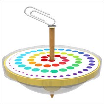 신기한 무지개 자석팽이(1인용)