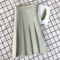 모직 플레어 스커트 퀼팅 울 미니 A라인 롱 여성 패션 봄 화이트 하이 웨이스트 여름 한국 스타일 숙녀 의류 블루 라인 플리츠 소녀 댄스