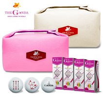 더간다 친환경 고반발 3피스 비거리골프공 12구, 아이보리(3피스 12구), 12개, 12개