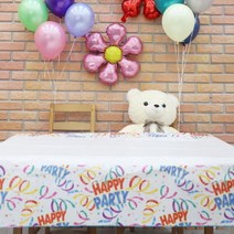 [바보사랑] 종이 테이블보 (파티리본), 상세 설명 참조, 1개