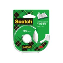 3M 스카치 매직 테이프 #810D 디스펜서 18x30, 단품