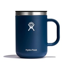 Hydro Flask 단열 휴대용 커피 핸들 텀블러, 24 Oz, Indigo