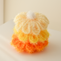 국내산 고급 수세미 핸드메이드 손뜨개 돌 생일 답례품추천, 노랑