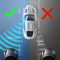 스파크사이드미러 포터 보조미러 2 개/몫 360 학위 자동차 라운드 볼록 거울 광각 사각 지대 미러 주차 후면보기