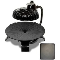 연기먹는그릴 냄새안나는 냄새없는 그릴 자이글 무연 로스터 보이 2 스페셜 세트는 어댑터, 1 년간 품질 보증