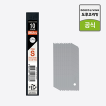 도루코 PRO S 커터날(10개입) / 칼날 리필 사무용칼 커터칼날, 10개, 10개