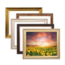 누리액자 보석십자수액자 40cm x 40cm / 40cm x 45cm / 40cm x 50cm (비규격 맞춤제작), 가로형, 2번 s1702화이트