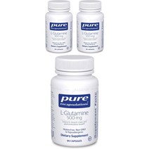퓨어인캡슐레이션 L-글루타민 500mg 캡슐, 90개입, 3개