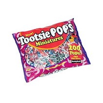 Tootsie Roll 투시롤 Pops Miniatures 200개입 1kg, 1개