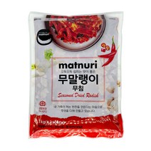 반찬단지 맛누리 양념무말랭이 2kg(1kgx2개) 오독오독 맛있는 무말랭이무침