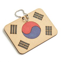 민화샵 우드팬시 우리나라 태극기 만들기 미술재료 KDPWD0280, 태극기 KDPWD0280