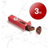 la maison du chocolat 라메종뒤쇼콜라 프랑스 정통 수제 명품 어뮤즈 베어리 로스티드 아몬드 헤이즐럿 다크 초콜릿 바 54g Dark Chocolate Amuse B, 3팩