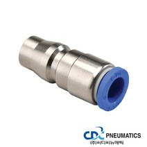 PCP 국산 제조 다용도 유공압 원터치 피팅 용품 에어호스 휘팅 PNEUMATICS, PCP 06, 1개