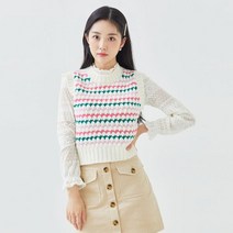 로엠 멀티 스트라이프 베스트 (2colors)_ RMVKC4VR13
