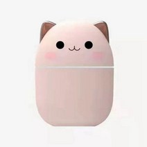 데스크탑 소형 가습기 가정용 자동차 아로마 테라피 기계 공기 물 보충 기기 미니 가습기 USB 분무기 귀여운, 분홍색