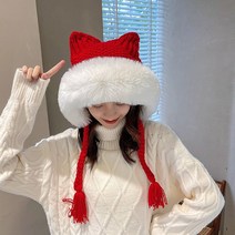 스타일아유 여성 털모자 방한모 버킷햇 귀여운 털모자 방한 겨울모자