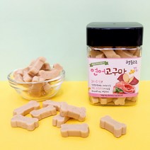 멍도락 국내산 수제간식 강아지껌 연어고구마 블루베리츄, 1개