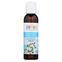 아우라카시아 아로마테라피 바디 오일, 118ml, 1개, Refreshing Peppermint