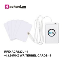 RFID 스마트 카드 리더 라이터 복사기 쓰기 가능 복사 USB S50 13.56mhz ISO/IEC18092 NFC ACR122U 드랍쉽, [01] stand-alone