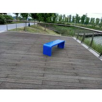 철제의자 마당벤치 정원벤치 공원벤치 의자 야외 벤치, 150 cm 40 cm 45 cm 블루