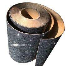 스케이트보드 롱보드 사포보드 투명 글리터 사포 블랙 다이아몬드 스틸 사포 와이드 서핑보드 사포, 블랙 더블 뒤틀린 다이아몬드 8526 cm