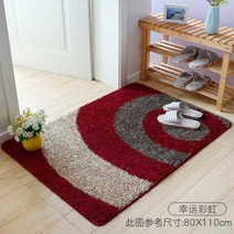 대형청소기 욕실 추위방지 깔개화장실 바닥매트 흡수속건 두꺼운방수 카페트 문입구 타올 발판 방지 ., T04-행운 ., C07-50x80cm욕실 방 문입구(메인그림 인치