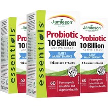 자미에슨 프로바이오틱 100억 액티브 셀 베지테리안 캡슐, 60개입, 3개
