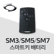 르노삼성 SM7 스마트키 배터리 SM3 SM6 SM4 건전지 밧데리 차키 약 베터리, 3개, 1개